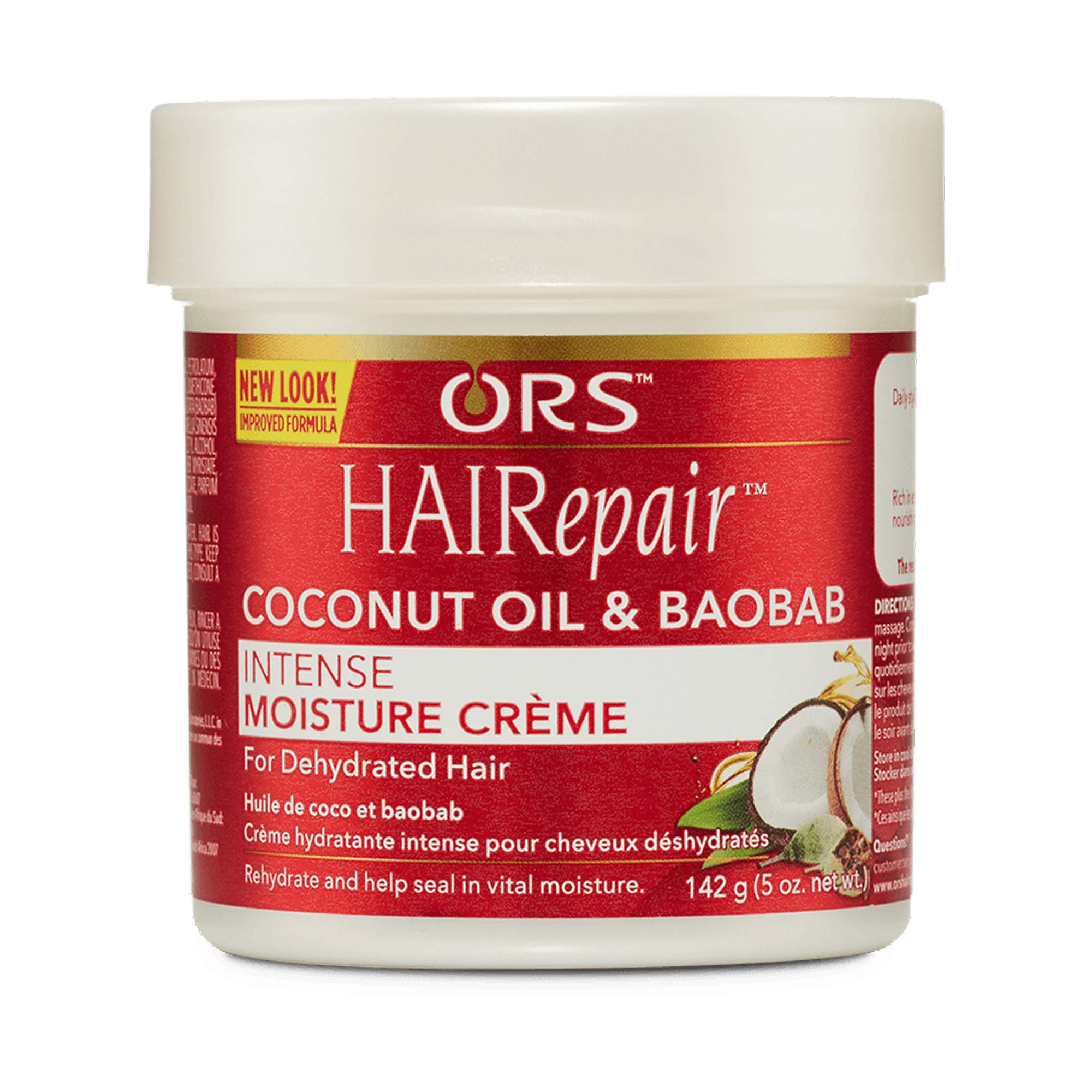 ORS HAIRepair Sulfate-Free Shampoo & Conditioner Set with Coconut Oil & Baobab - Restorative Hair Care Bundle for Dry, Damaged Hair - Deep Moisturizing Treatment for Daily Use at Home or Salon