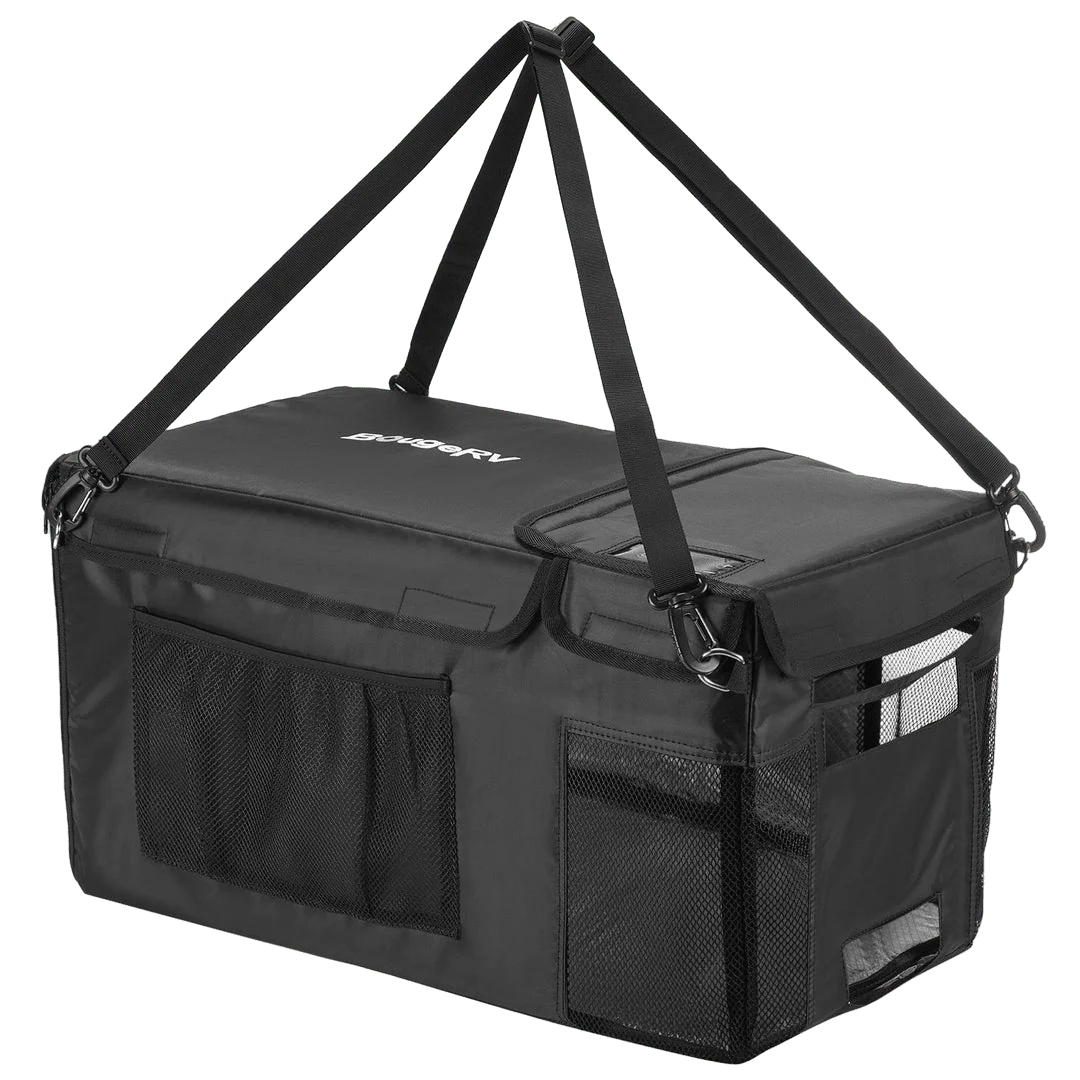 BougeRV CRPRO20 21 Quart Portable Fridge Cover - Insulated Cooler Protector for Camping, RV, Travel & Outdoor Adventures