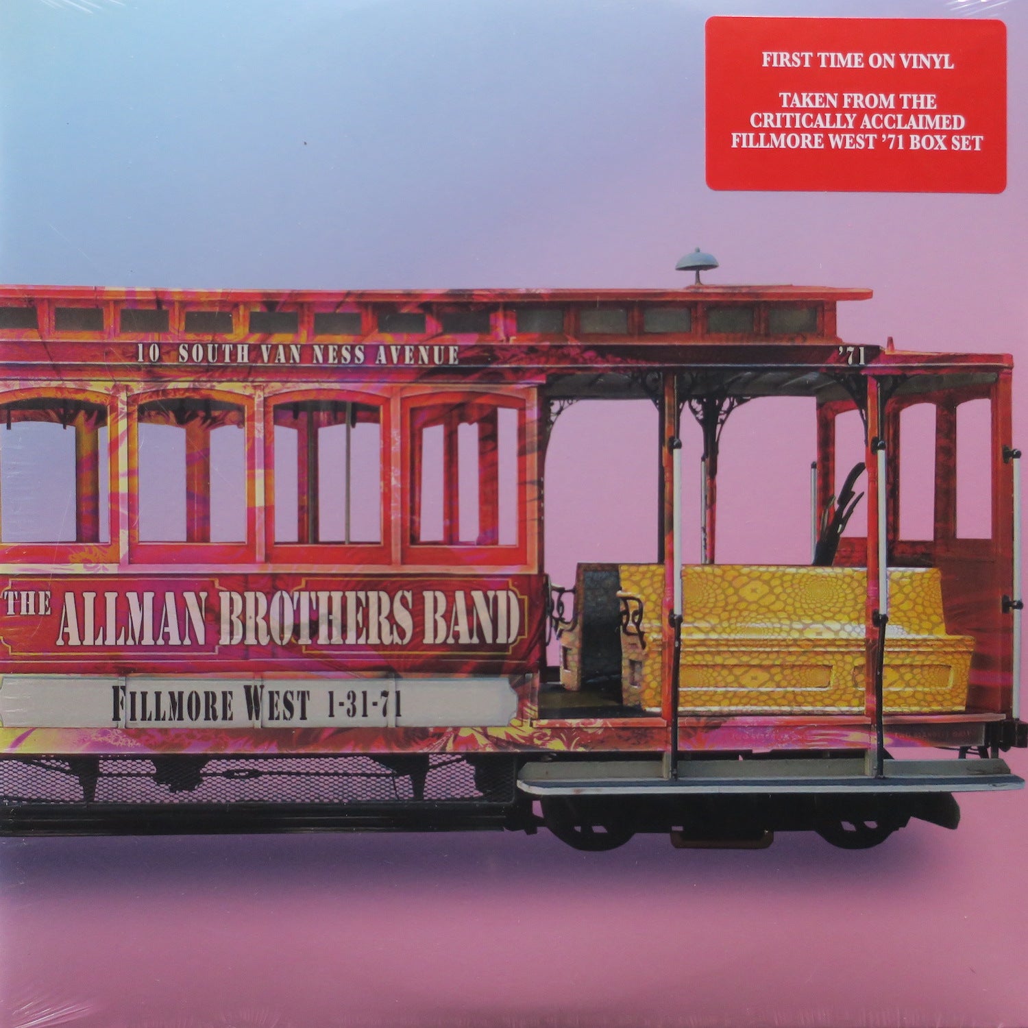 ALLMAN BROTHERS 'At Fillmore West' Vinyl 2LP Record (1971 Blues Rock Album) - Perfect for Music Collectors & Vintage Vinyl Enthusiasts