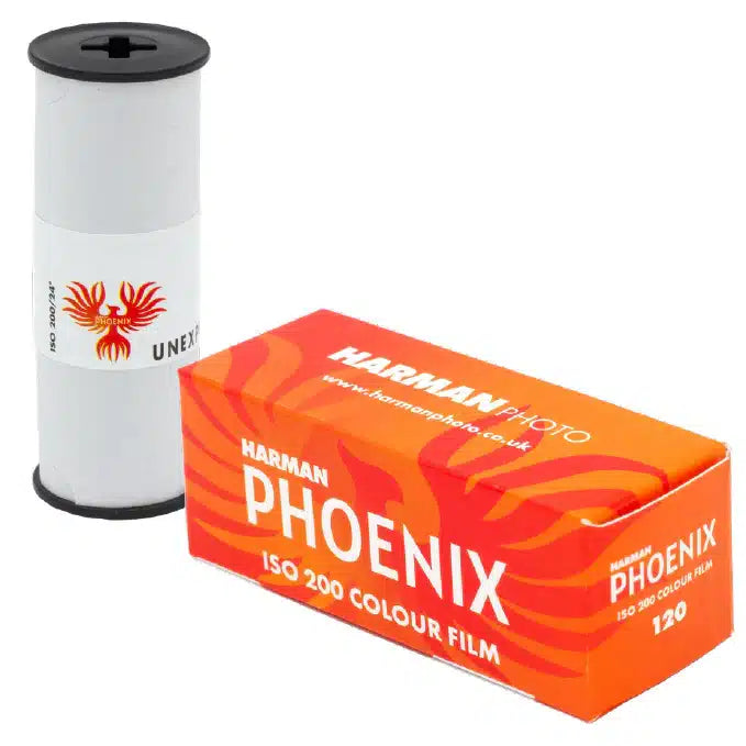 Harman Phoenix 200 Color Film (120 Roll Film) - Perfect for Landscape, Portrait & Street Photography - Capture Vibrant Colors & Fine Details