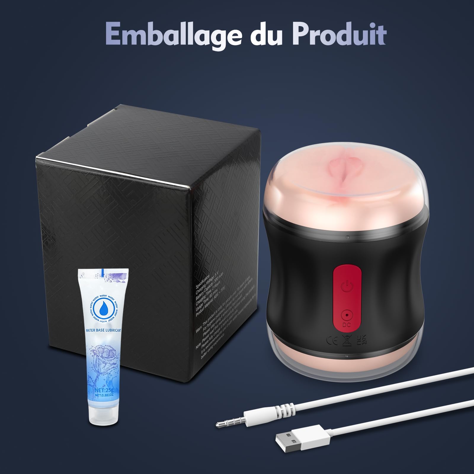 Realistic Vibrating Male Masturbator - Automatic Penis Stimulator with Open Tip & 9 Powerful Vibration Modes - Adult Sex Toys for Men - Perfect for Solo Play & Couples Intimacy