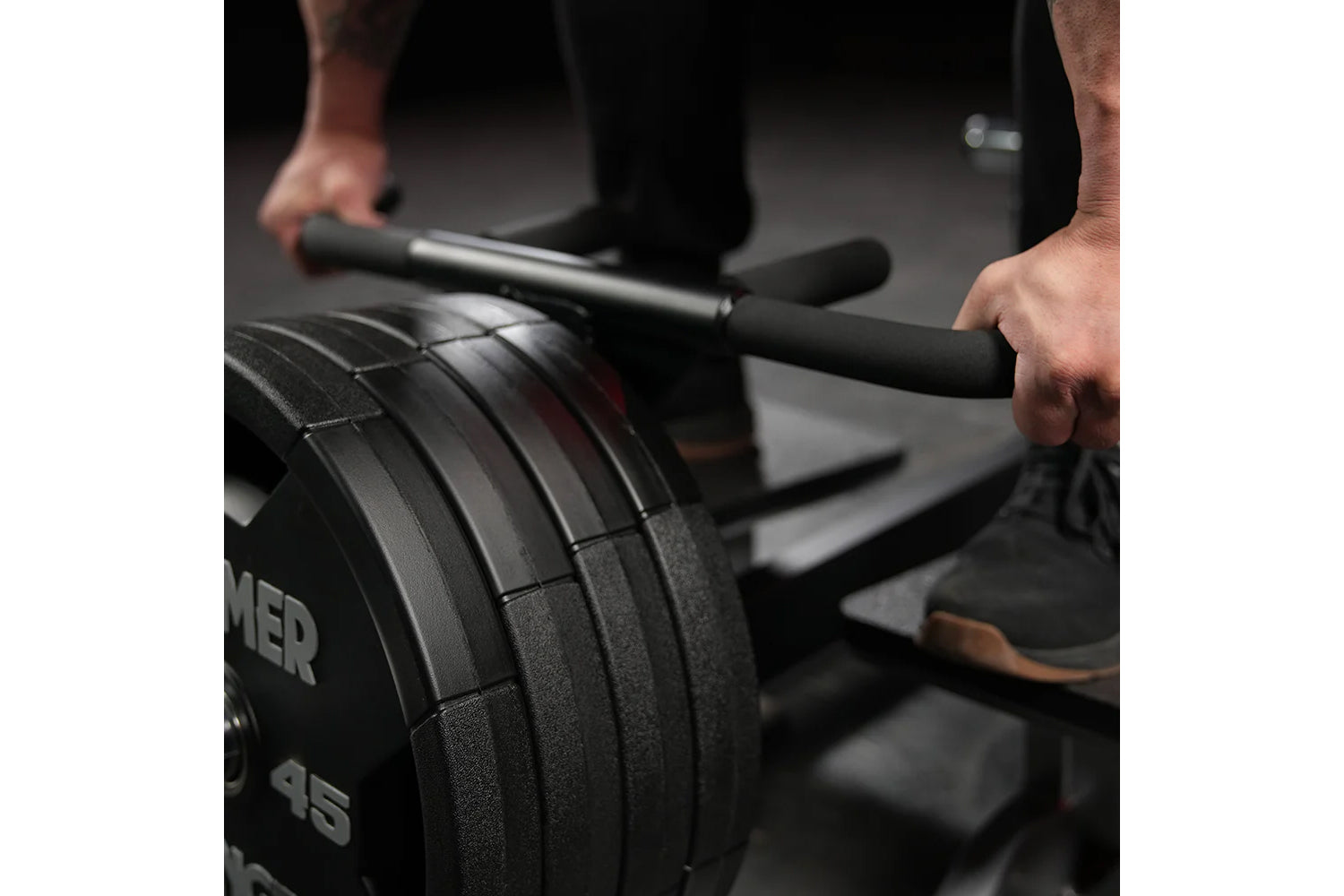Hammer Strength Plate Loaded T-Bar Row Machine - Heavy Duty Home Gym Equipment for Back Workouts - Perfect for Strength Training & Muscle Building in Home Gym or Commercial Fitness Center