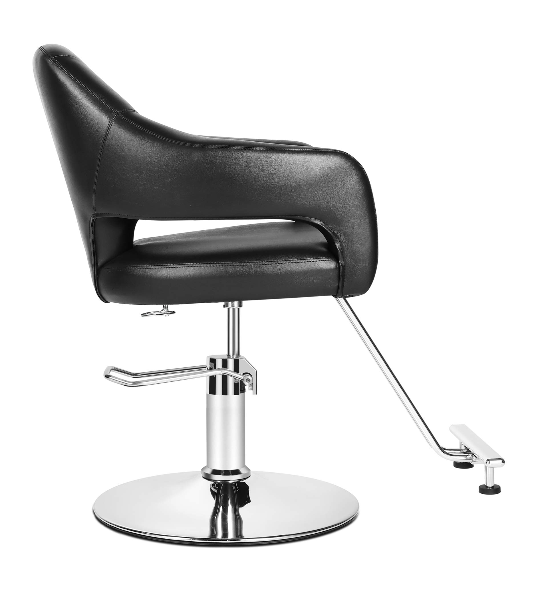 Professional Hydraulic Barber Styling Chair for Salon & Spa - Adjustable Height Hairdressing Chair with Smooth Lift Mechanism - Perfect for Haircuts, Styling & Beauty Services