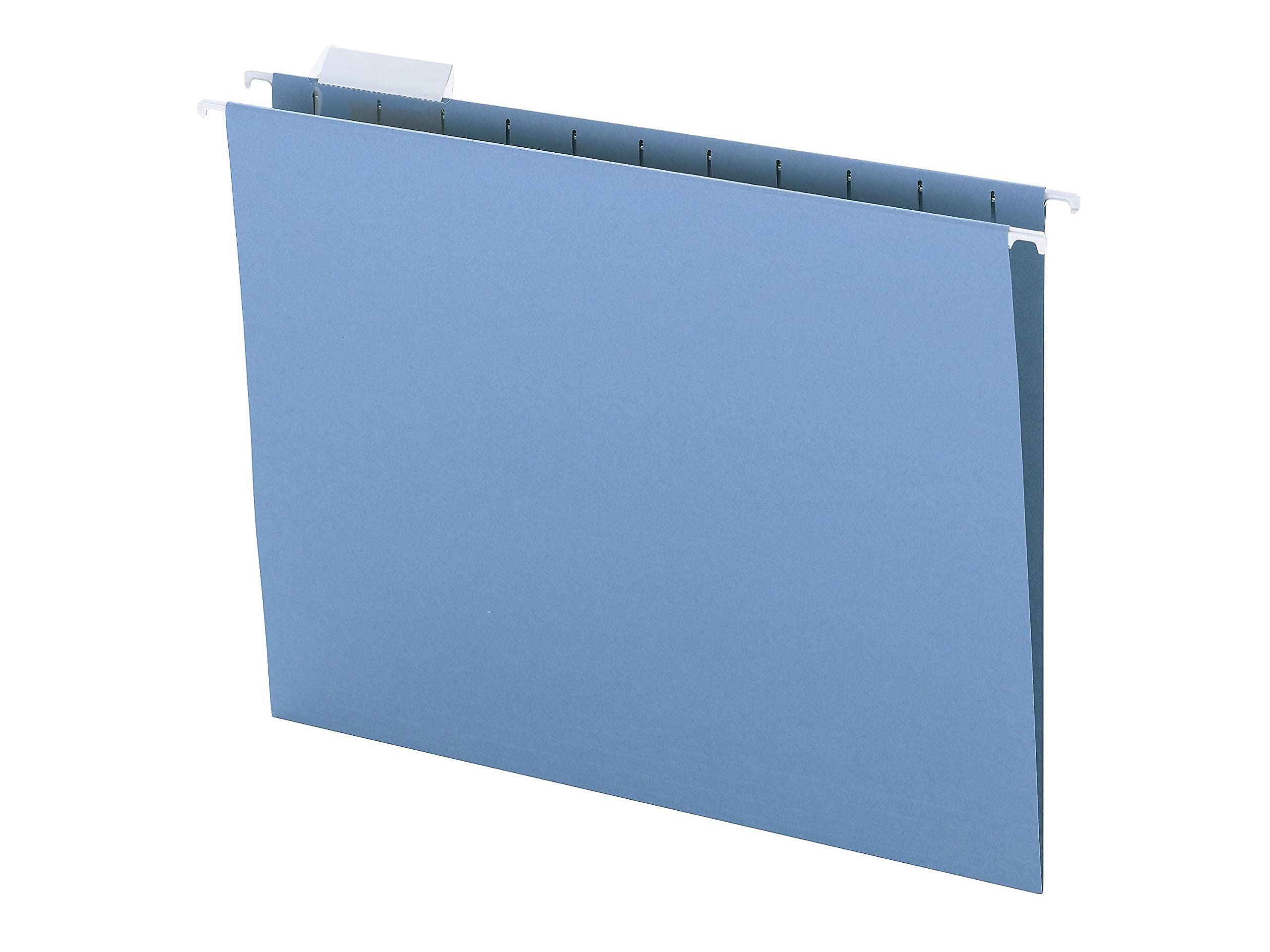 Smead 64060 Blue Hanging File Folders with Tabs - Letter Size, 25-Pack for Office Organization and Document Storage