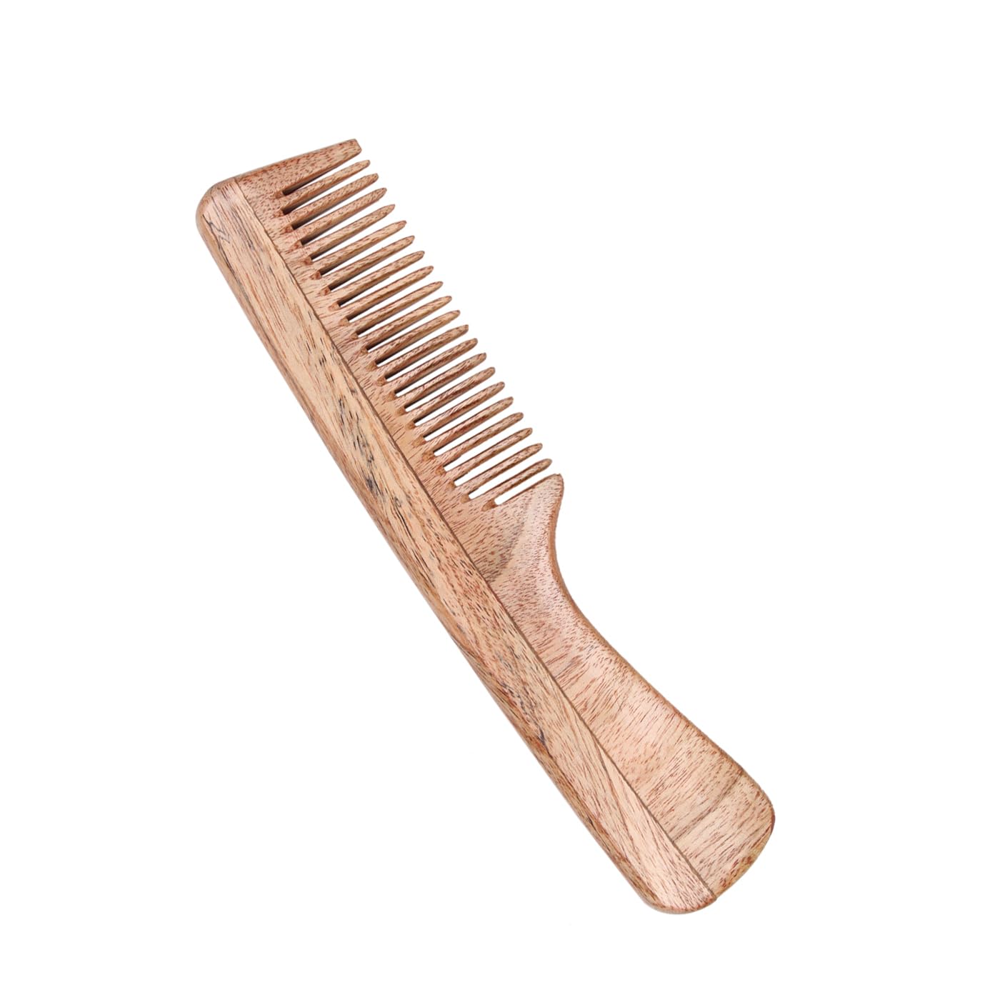 KAVIN Anti-Bacterial Wooden Neem Comb for Kids, Men & Women – Natural Hair Care & Scalp Massage – Pack of 1 | Perfect for Daily Use, Travel & Gentle Detangling