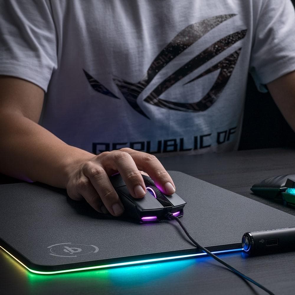 ASUS ROG Strix Impact II Wired Gaming Mouse with Aura Sync RGB Lighting, 6200 DPI, Ergonomic Design - Perfect for FPS, MOBA Games and Esports Tournaments (2-Year Warranty)