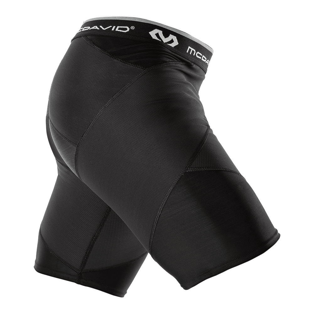 Super Cross Compression Shorts with Hip Spica Support - High Performance Athletic Underwear for Running, Cycling & Workouts