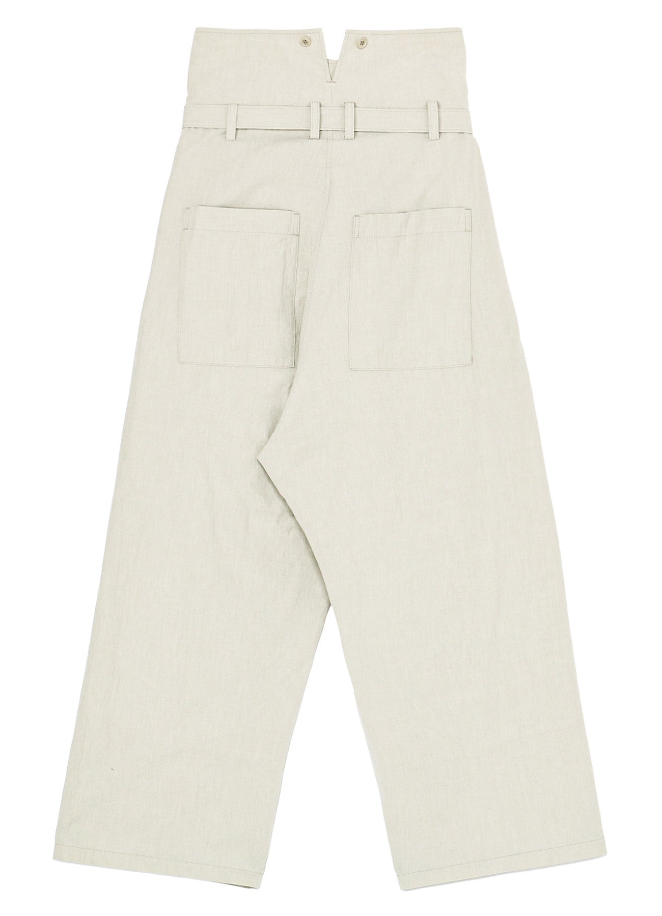 Premium Cotton Chambray High Waist Pants for Women - Comfortable & Stylish Casual Trousers for Work, Travel & Everyday Wear