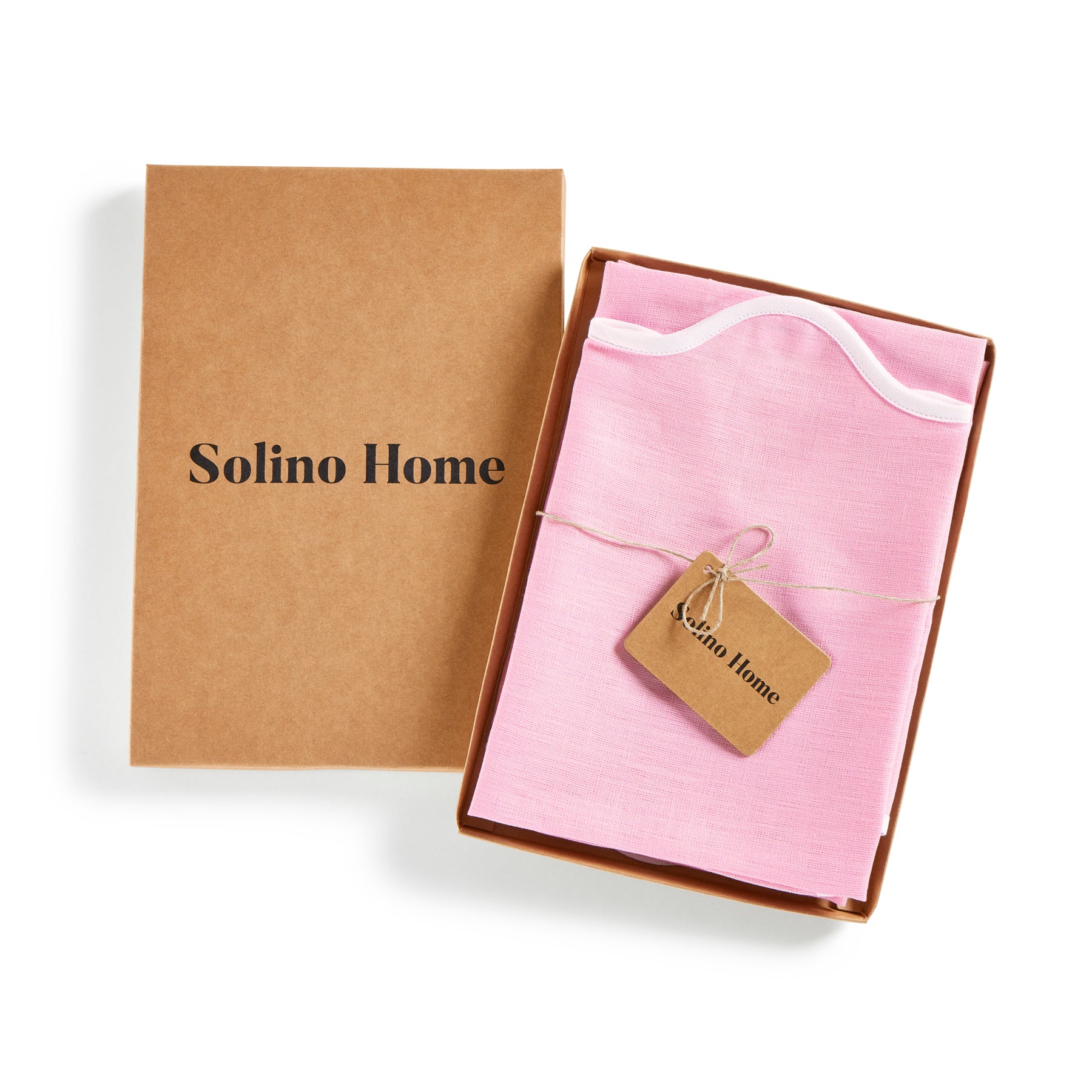 Giselle Scallop Edge Napkins - Set of 4 Premium Linen Dinner Napkins for Wedding, Party & Holiday Table Decor
