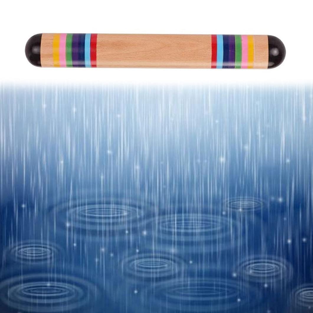 Green Thumb Rainmaker Musical Toy - Wooden Rain Stick for Kids, Babies & Toddlers - Perfect for Sensory Play, Music Education & Relaxation