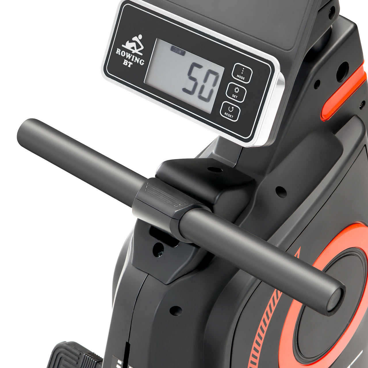 Foldable Rowing Machine with Magnetic Resistance & Bluetooth - Portable Home Gym Equipment for Full Body Workout | Perfect for Small Spaces & Cardio Training | Circuit Fitness AMZ 979RW BT