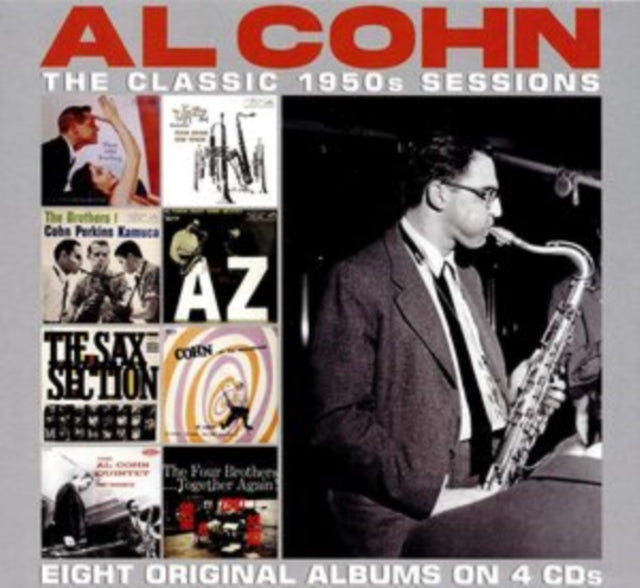 Al Cohn Jazz CD Collection - The Classic 1950s Sessions (4 CD Box Set) | Vintage Jazz Music for Relaxation, Study & Retro Music Lovers