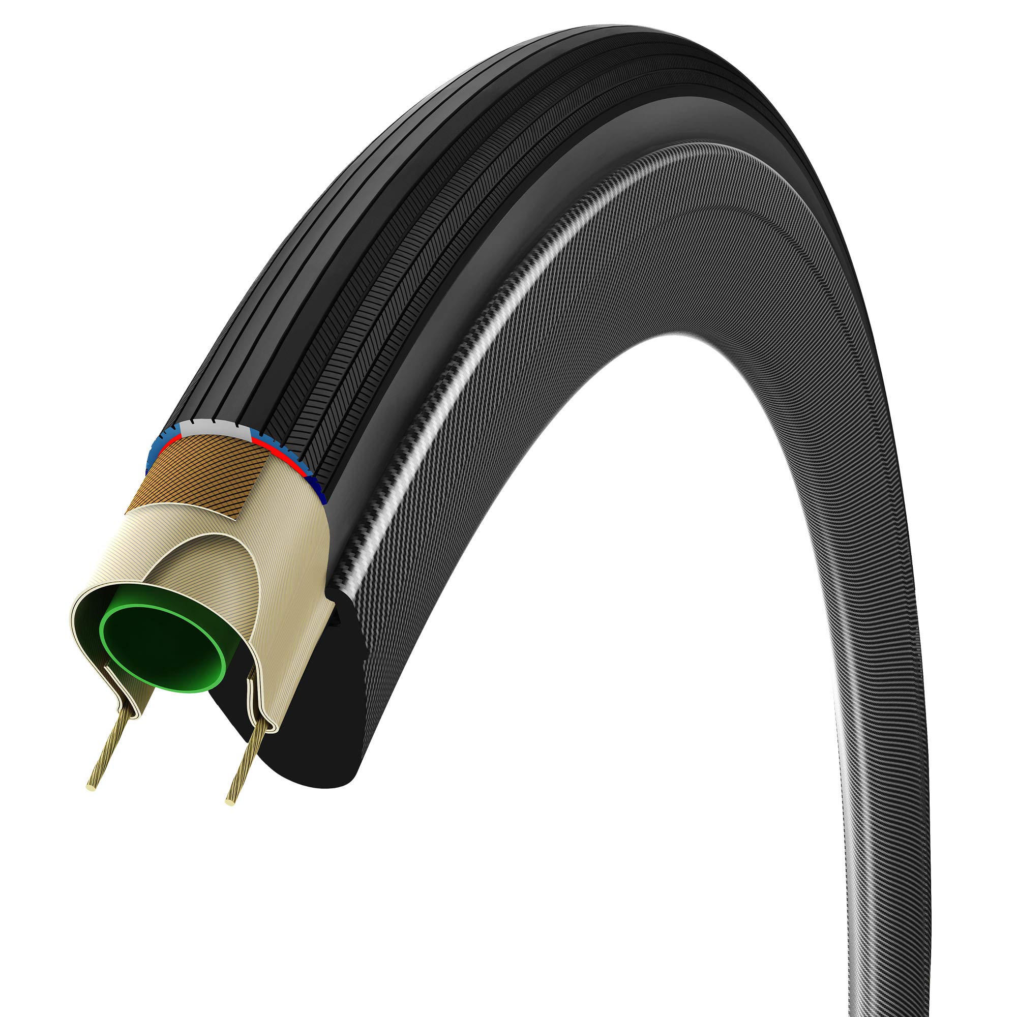 Vittoria Corsa Control Graphene 2.0 Tubeless Ready Road Bike Tires - High Performance Bicycle Tires for Rough Roads & Gravel - Perfect for Cyclocross, Commuting & Endurance Riding