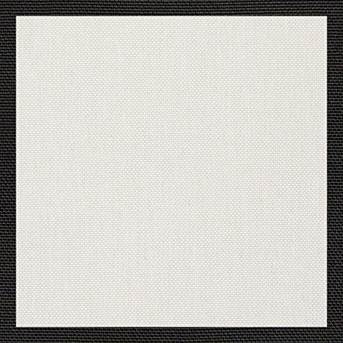 Linen/Black Piping