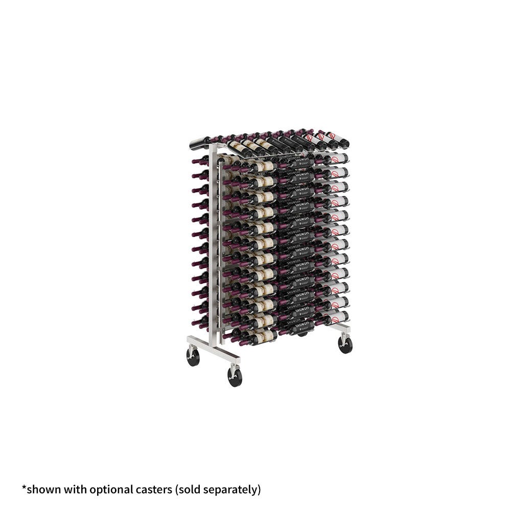 234 Bottle 4 Foot Island Display - Premium Wine & Liquor Bottle Rack for Bars, Restaurants and Retail Stores - Perfect for Commercial Use and Home Bars