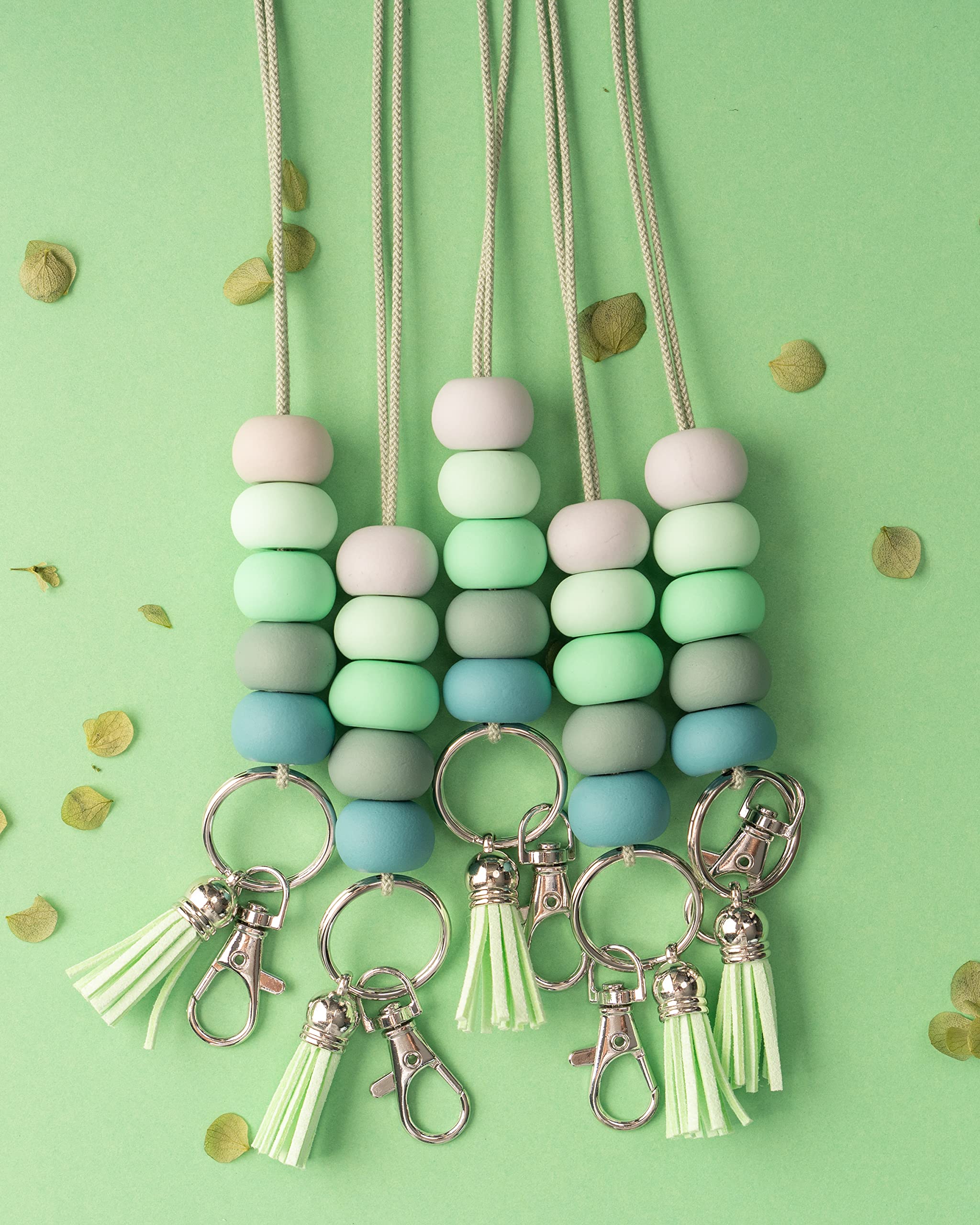Handmade Beaded Lanyard for Teachers ID Badges & Keys - Breakaway Safety Design - Perfect for School & Office Use