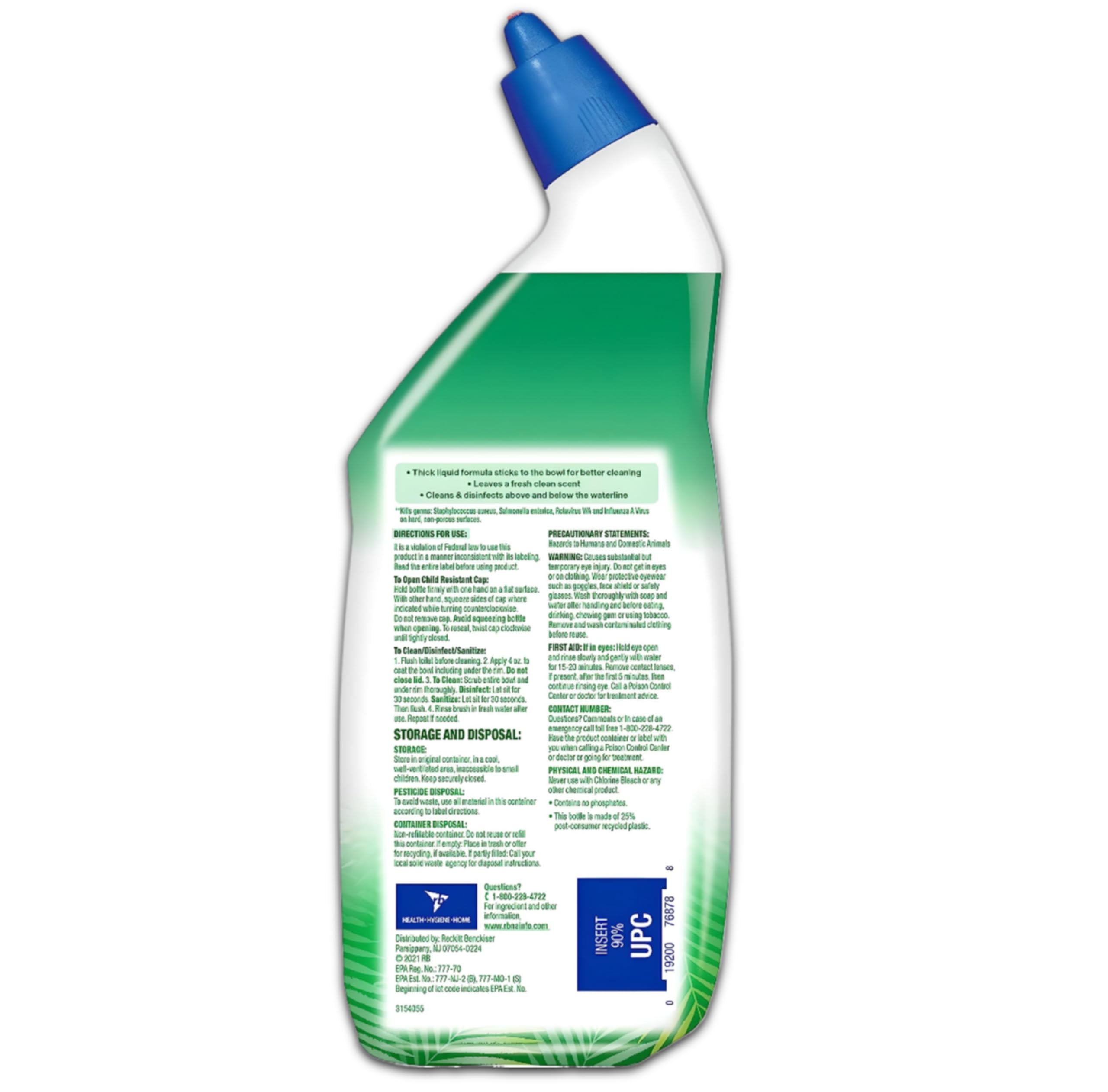 Lysol Power Bathroom Foamer 32oz & Toilet Cleaner 24oz Bundle with Toilet Brush & 2 Microfiber Cloths | Island Breeze & Country Scent | Complete Bathroom Cleaning Kit for Home, Hotel, and Office Use