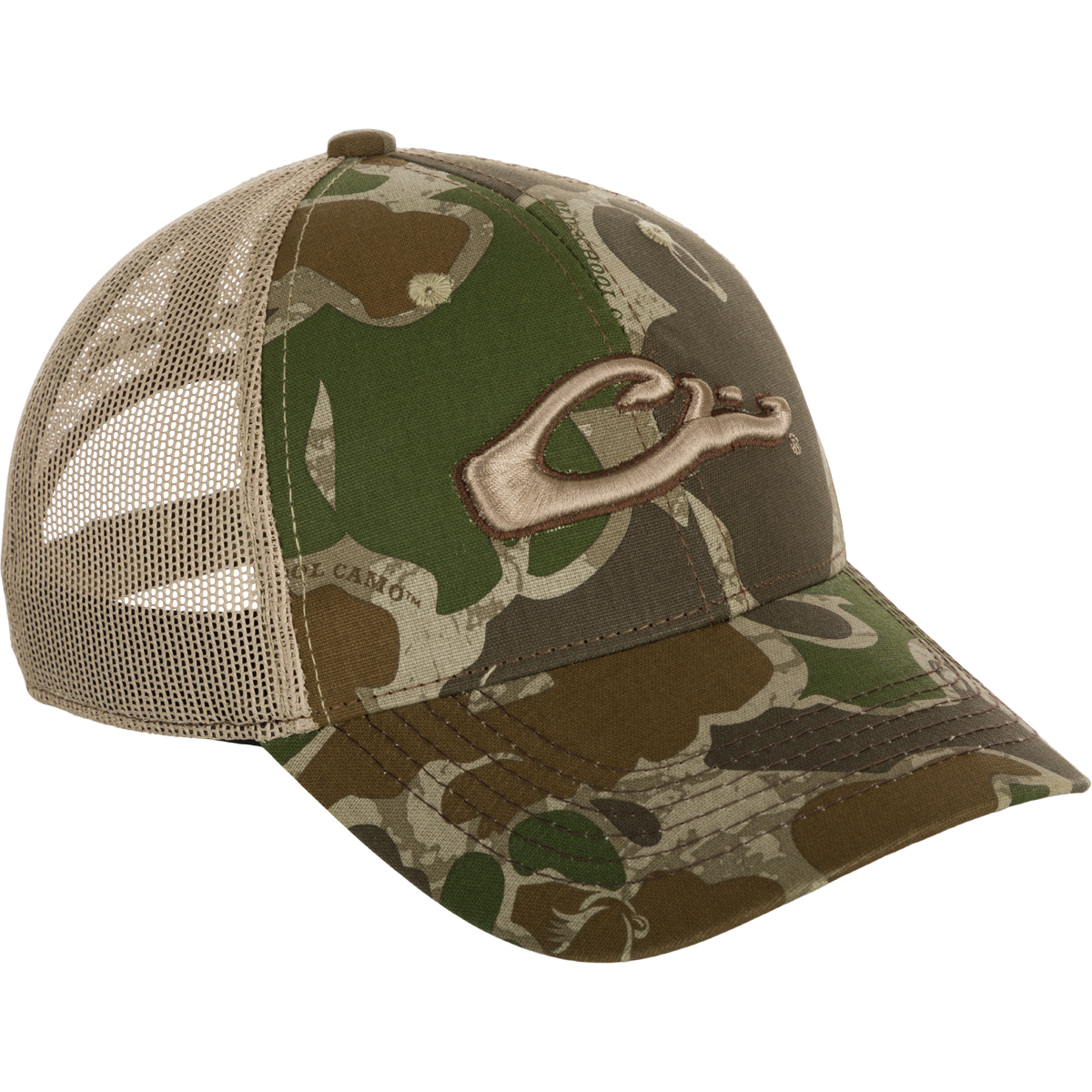 6 Panel Camo Mesh Back Baseball Cap - Adjustable Snapback Hat for Men & Women - Perfect for Outdoor Sports, Hiking, and Casual Wear