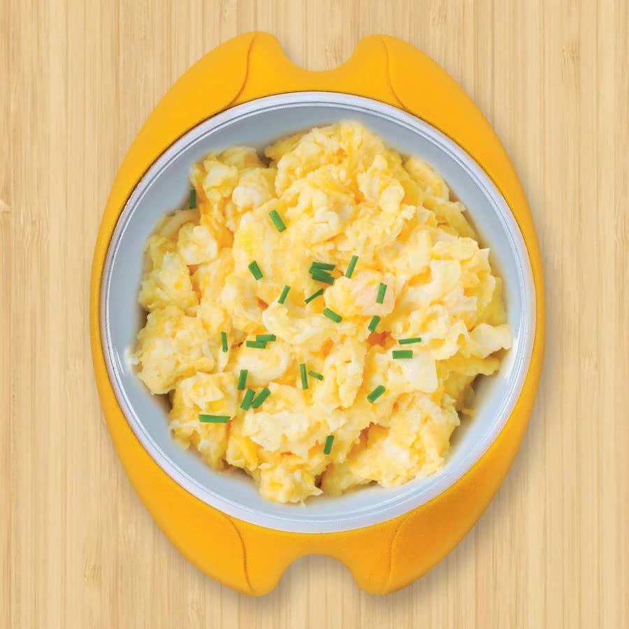 Microwave Egg Cooker - Silicone Egg Poacher, Scrambler & Omelet Maker with Yolk Separator & Shell Cracker | Perfect for Breakfast, Keto & Meal Prep | BPA-Free, Easy to Clean & Dishwasher Safe