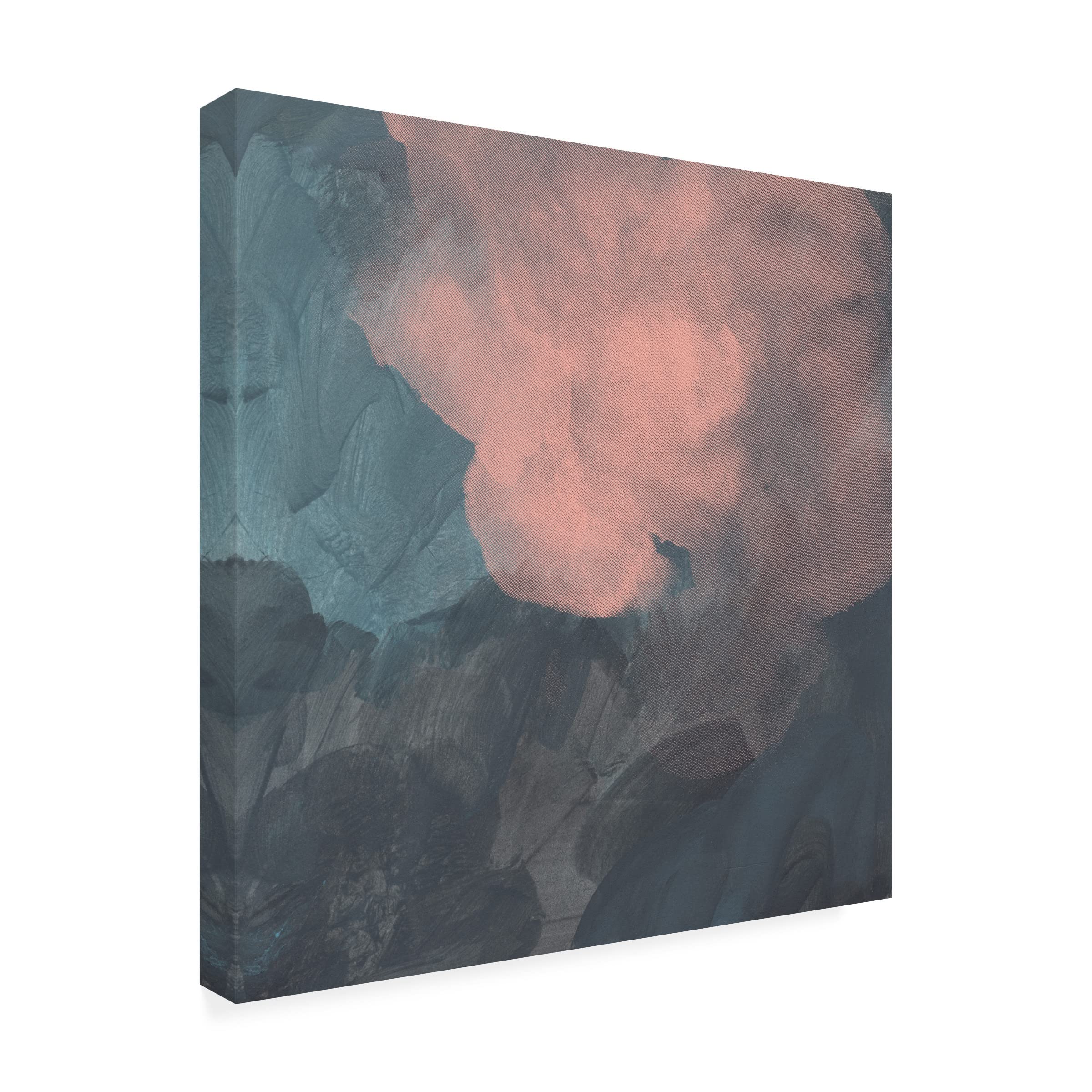 Jacob Green 'Sunset Aura III' Canvas Wall Art Print - Modern Abstract Landscape Painting for Living Room, Bedroom & Office Decor