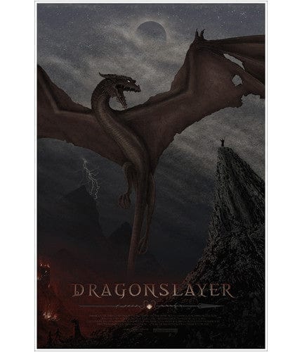 Dragon Slayer Fantasy Art Print by JC Richard - Premium Wall Decor for Home, Office & Gaming Room | Perfect Gift for Fantasy Lovers & Collectors