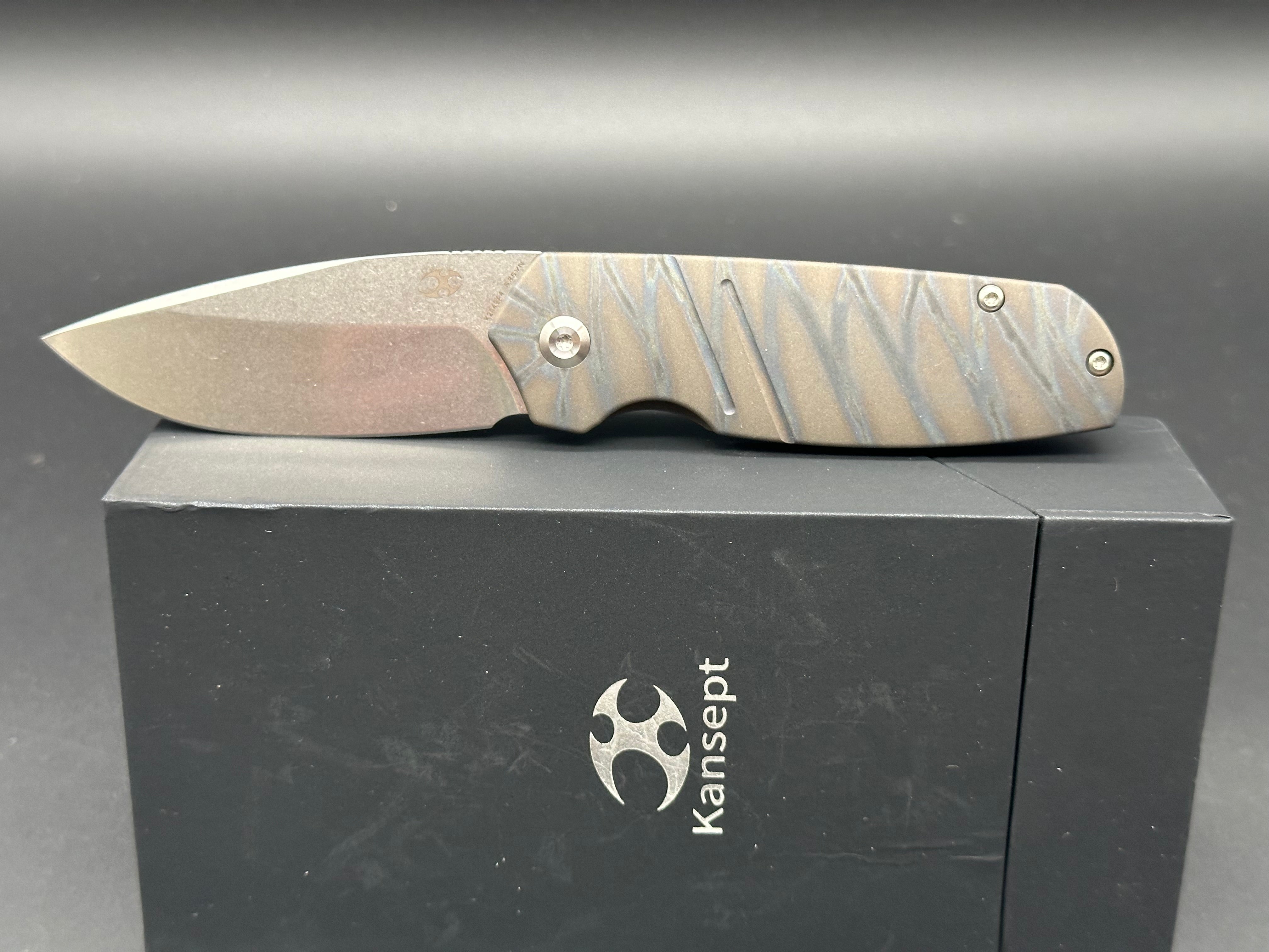 Kansept Turaco Frame Lock Folding Knife - 2.8