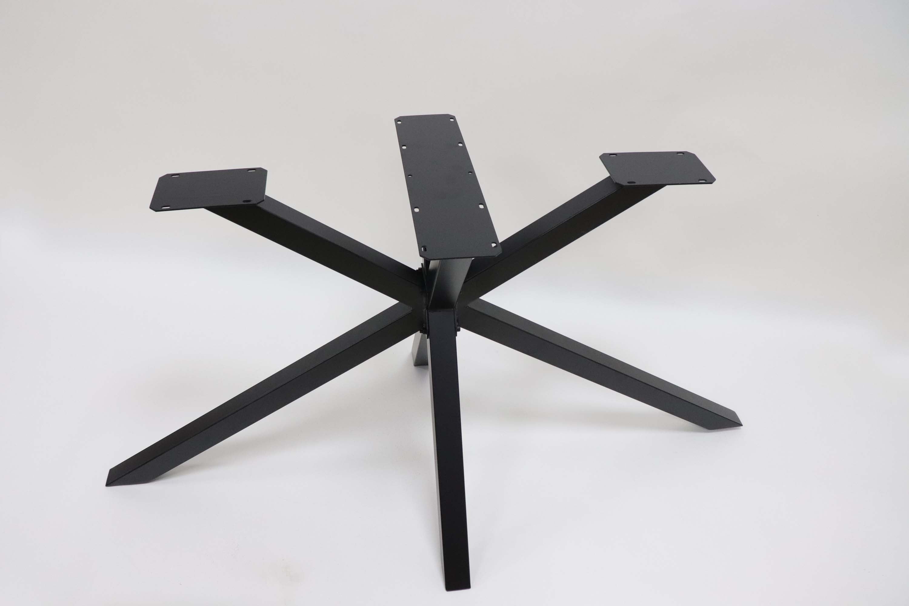SS1310 Spider Shape Base for Long Dining Table - Heavy Duty Metal Table Legs for Large Dining Room, Kitchen, or Restaurant Use