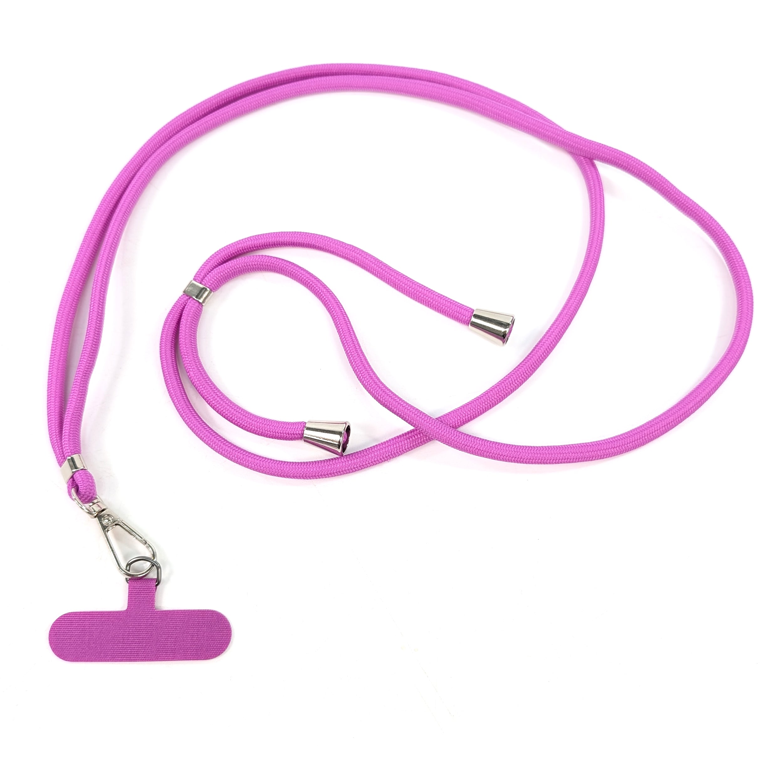 Adjustable Crossbody Phone Strap - Pink | Secure Hands-Free Carrying for iPhone & Android | Perfect for Travel, Shopping & Outdoor Activities