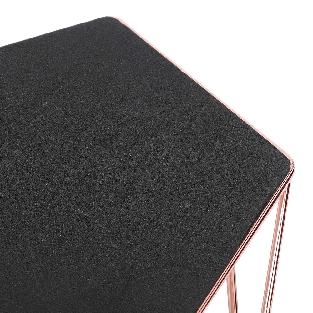 Rose Gold Hexagon Makeup Organizer Tray - Cosmetic & Jewelry Storage Box for Makeup Brushes, Perfume, Lipsticks, Nail Polish - Bathroom & Vanity Organizer for Women - Perfect for Home, Travel & Gift