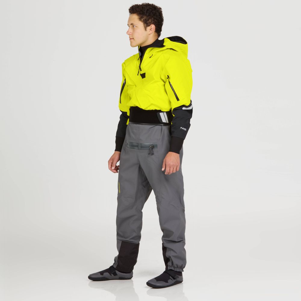 NRS Men's Navigator Gore-Tex PRO Semi-Dry Paddling Suit - Waterproof Kayaking & Canoeing Gear for Cold Weather Paddling Adventures
