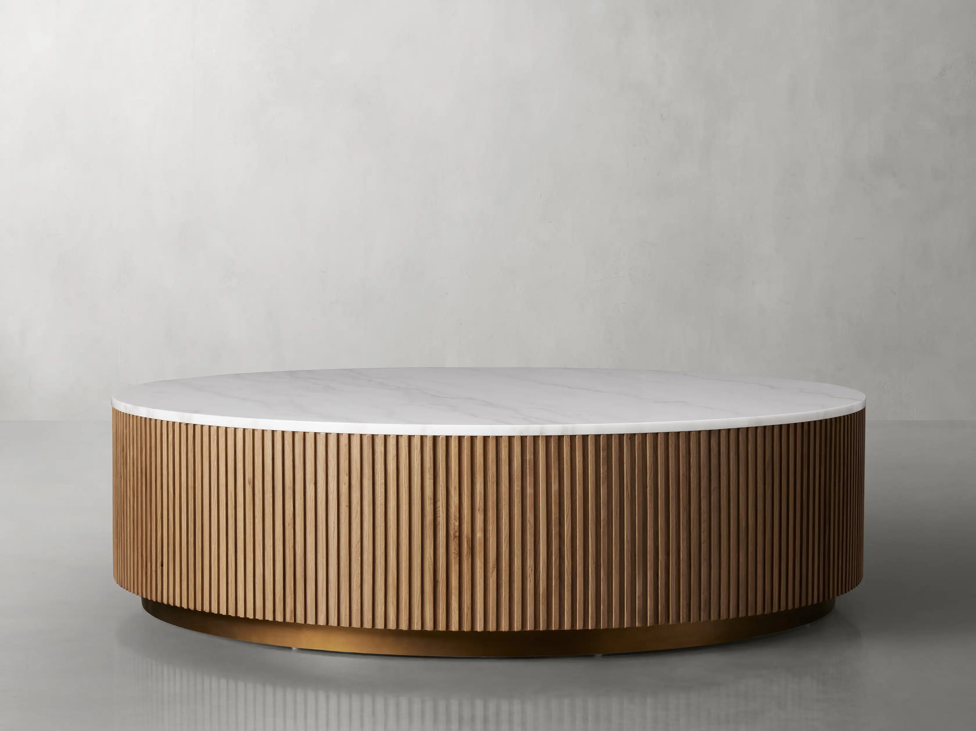 Modern Round Coffee Table - Stylish & Durable Living Room Centerpiece for Home Decor | Perfect for Small Spaces, Apartments & Cozy Gatherings