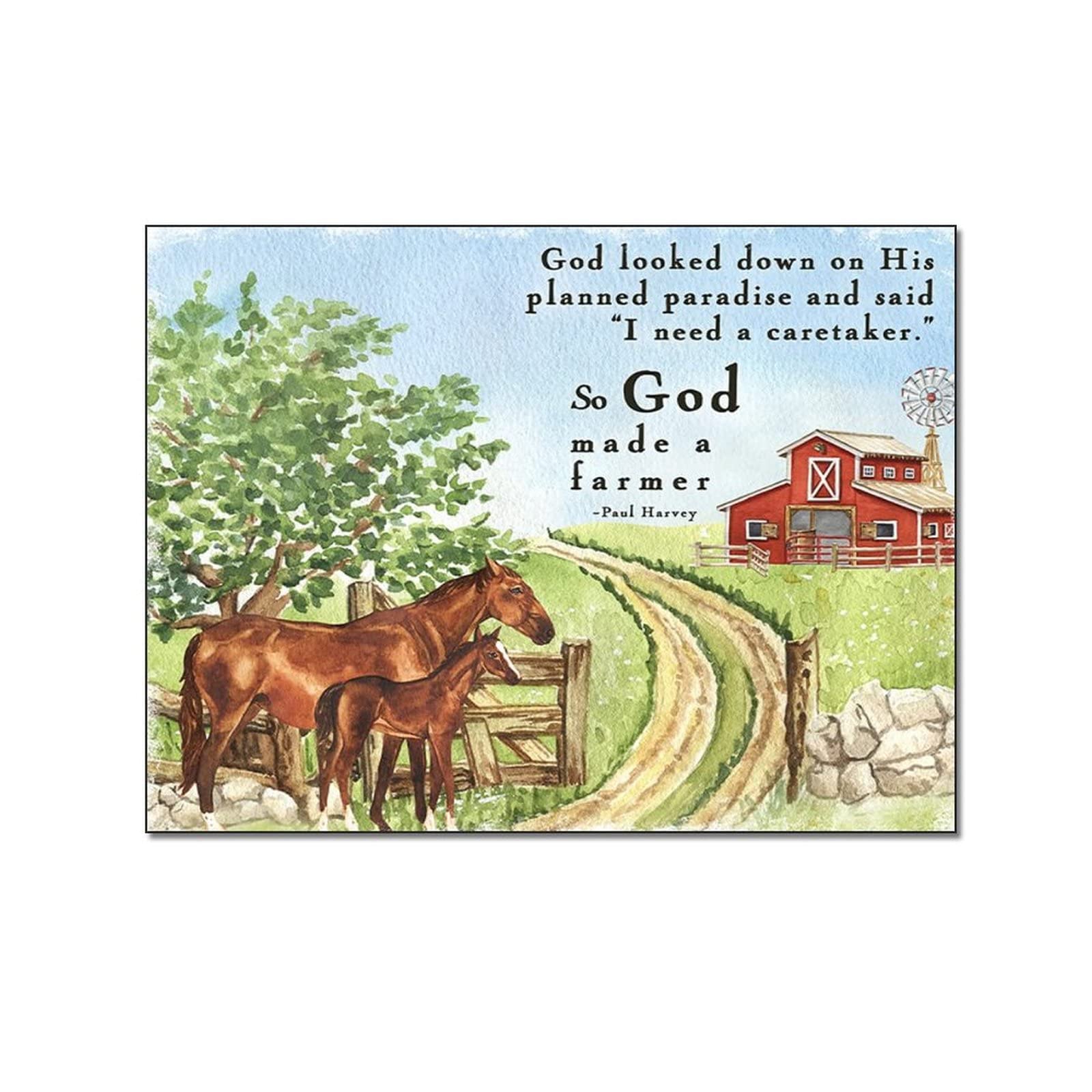 Country Farmhouse Wall Art Decor - Canvas Prints for Living Room, Bedroom - 20x26 inch (51x66 cm) - Rustic Home Decor, Farmhouse Style Pictures - Perfect for Farmhouse, Cottage, or Vintage Themed Interiors