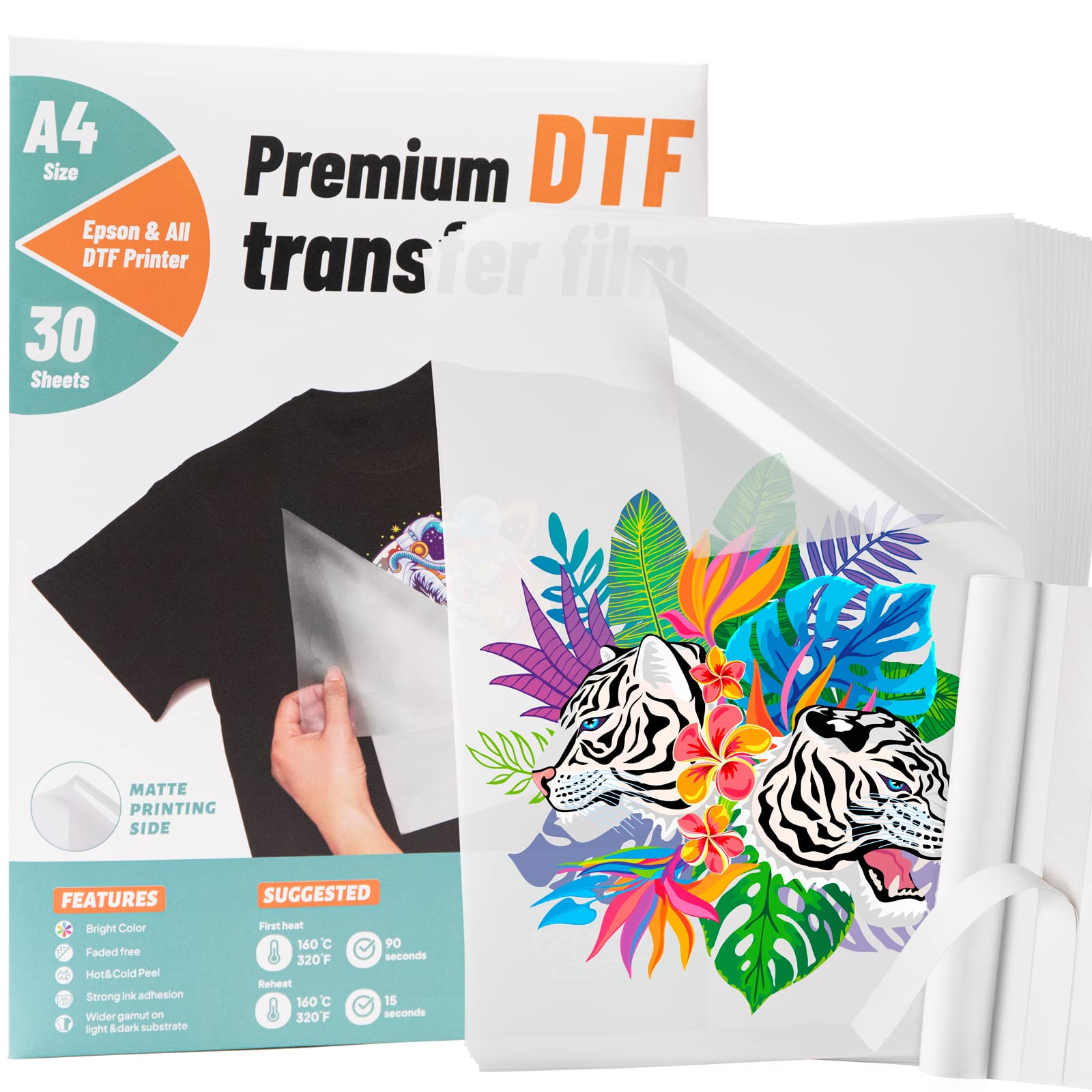 Premium KASYU DTF Transfer Film - A4 Size (8.3