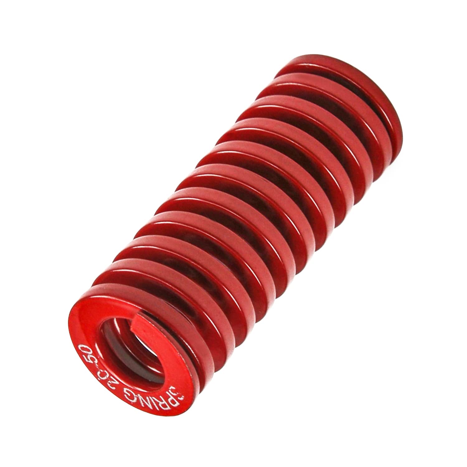 MroMax 3D Printer Die Spring - 20mm OD, 50mm Length, Medium Load Compression Mold Spring for Creality Ender 3/5, Electric Parts, Red (1PC) - Perfect for 3D Printer Maintenance & Repairs