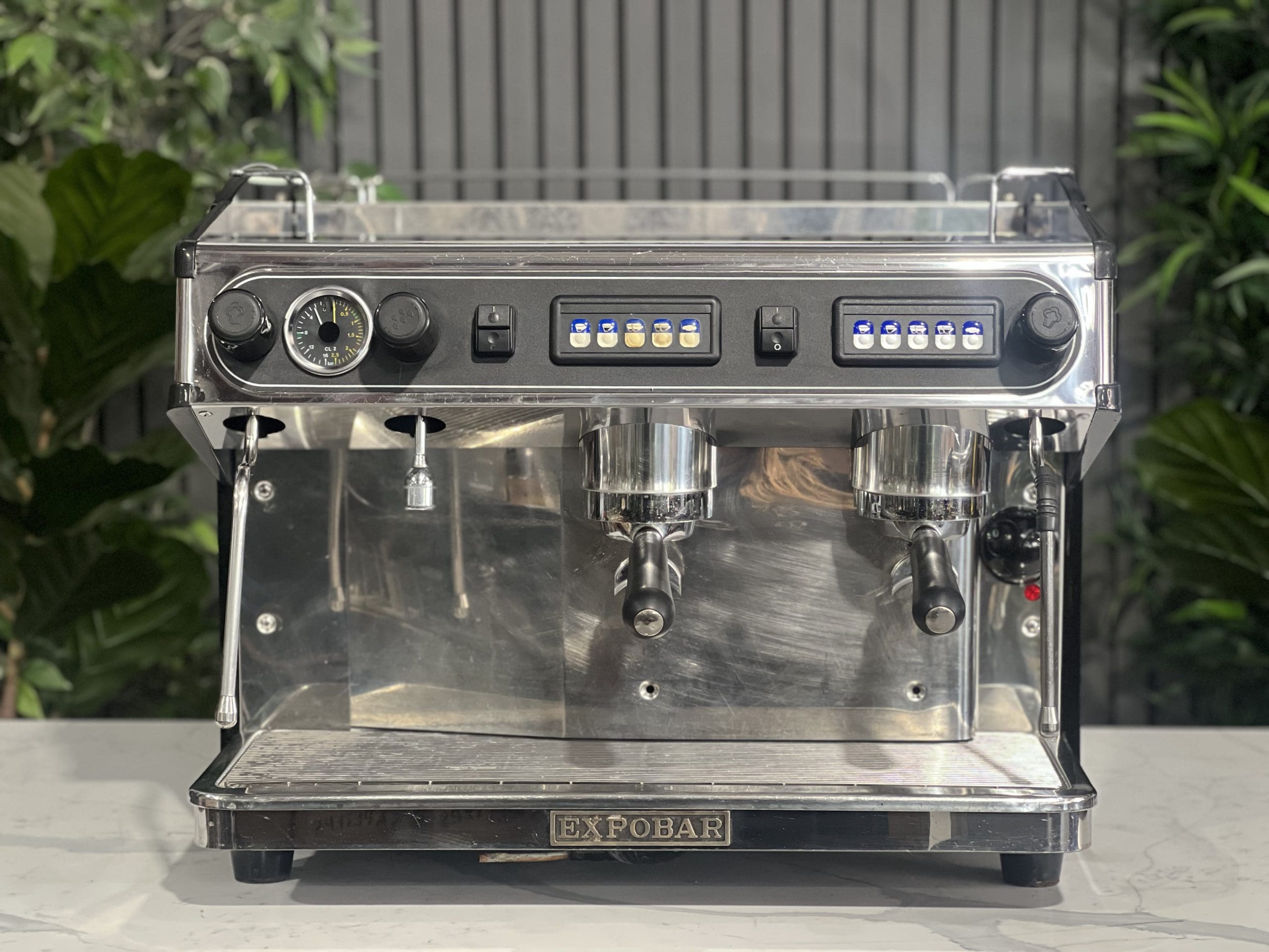 Expobar Rafael 2 Group Commercial Espresso Machine - Stainless Steel Coffee Maker for Cafes & Restaurants | Perfect for Baristas & Coffee Shops