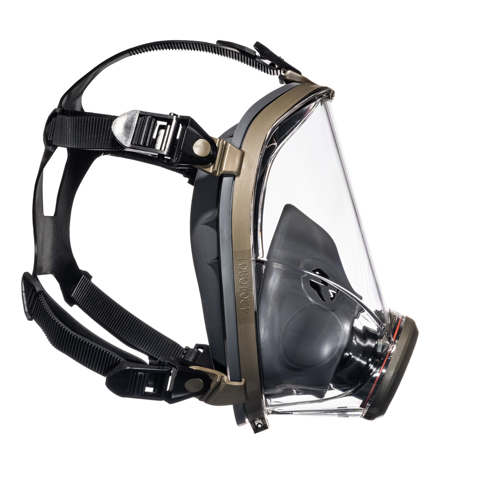 Mira Safety CM I01 Lightweight Full Face Respirator Mask - NIOSH Certified for Chemical, Biological & Industrial Protection - Ideal for Emergency Preparedness, DIY Projects & Workplace Safety