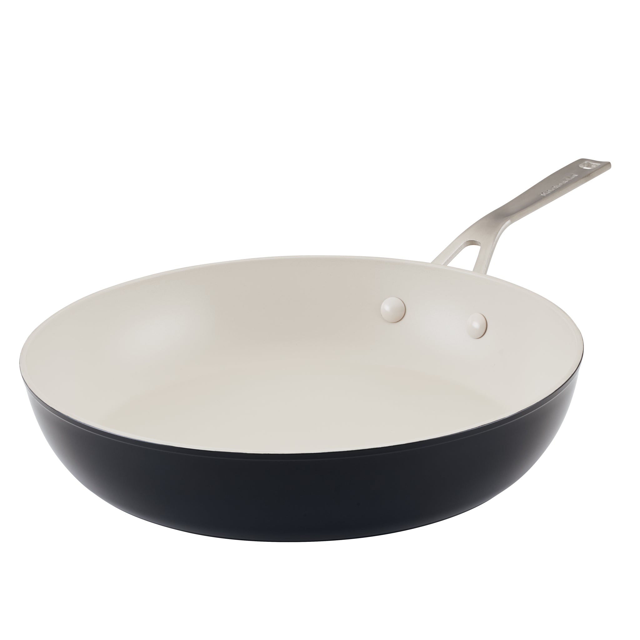 12-Inch Ceramic Forged Aluminum Nonstick Frying Pan - Professional Grade Cookware for Sauteing, Frying & Cooking Perfect Eggs - Ideal for Gas, Electric & Induction Stoves