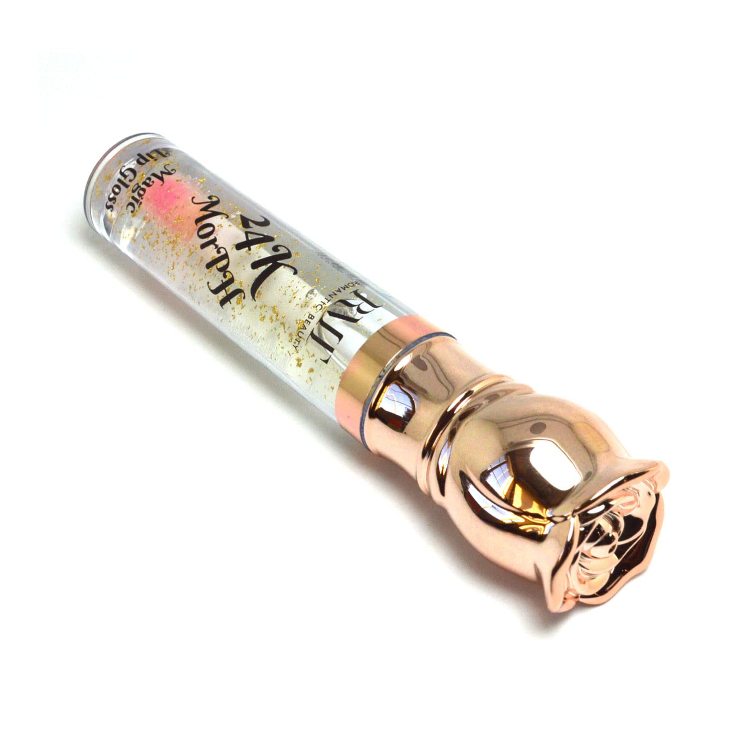 24K Gold Morph Magic Lip Gloss - Vitamin Enriched, Mineral Oil Free Lip Gloss with Free Zipper Bag | Full Size Plumping Lip Gloss for Date Night, Parties & Special Occasions