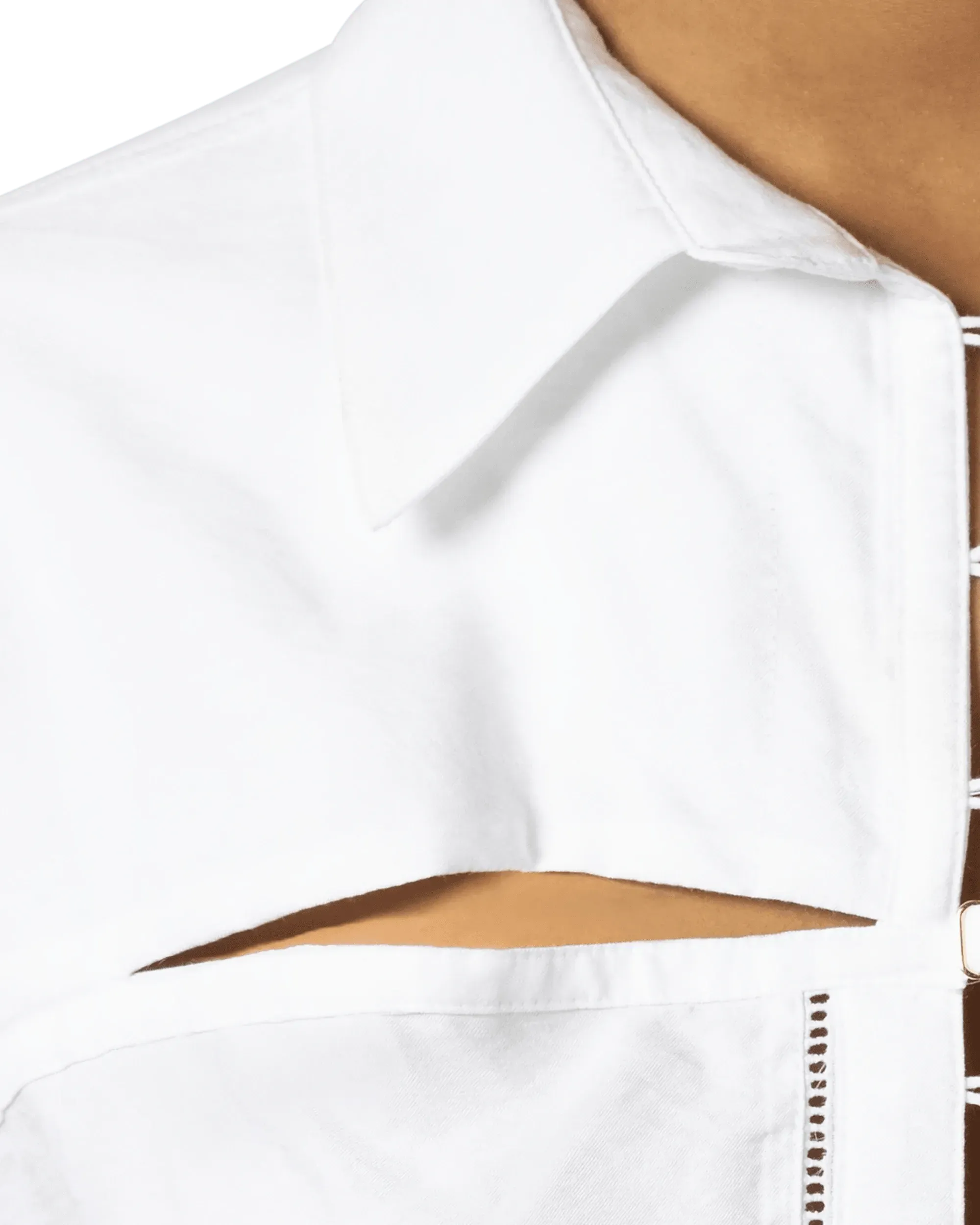 Stylish Nappe Cut Out Shirt for Women | Trendy Off-Shoulder Blouse | Perfect for Summer Outfits, Beach Vacations & Date Nights