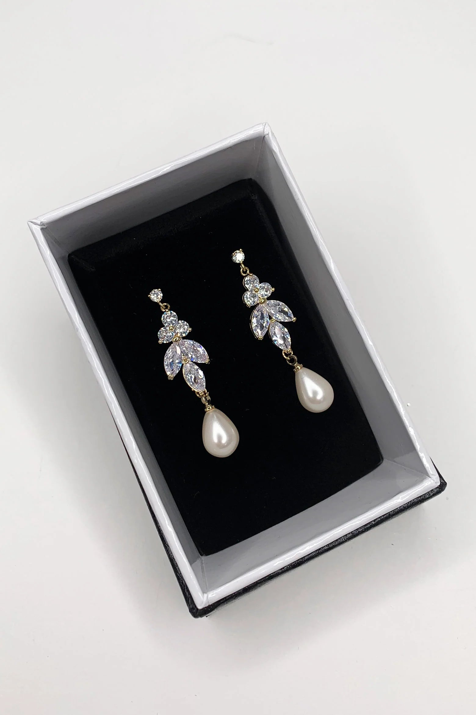 Remy Pearl Tree Drop Earrings for Women - Elegant Dangle Pearl Jewelry for Party, Wedding & Evening Occasions