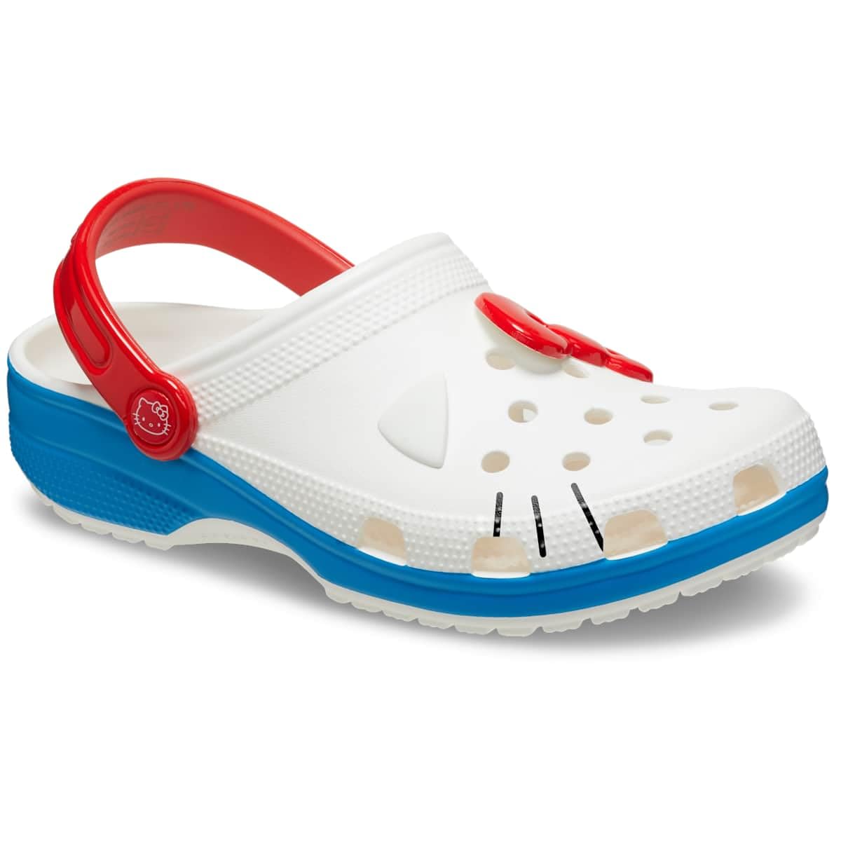Crocs Unisex-Adult Classic Hello Kitty Clogs | Comfortable Slip-On Shoes for Women & Men | Perfect for Casual Wear, Beach, and Home Use