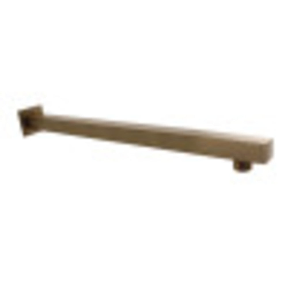 Kingston Brass K4160 Claremont 15 3/4 Inch Square Rain Drop Shower Arm with Flange - Perfect for Modern Bathroom Renovations & Spa-Like Shower Experience