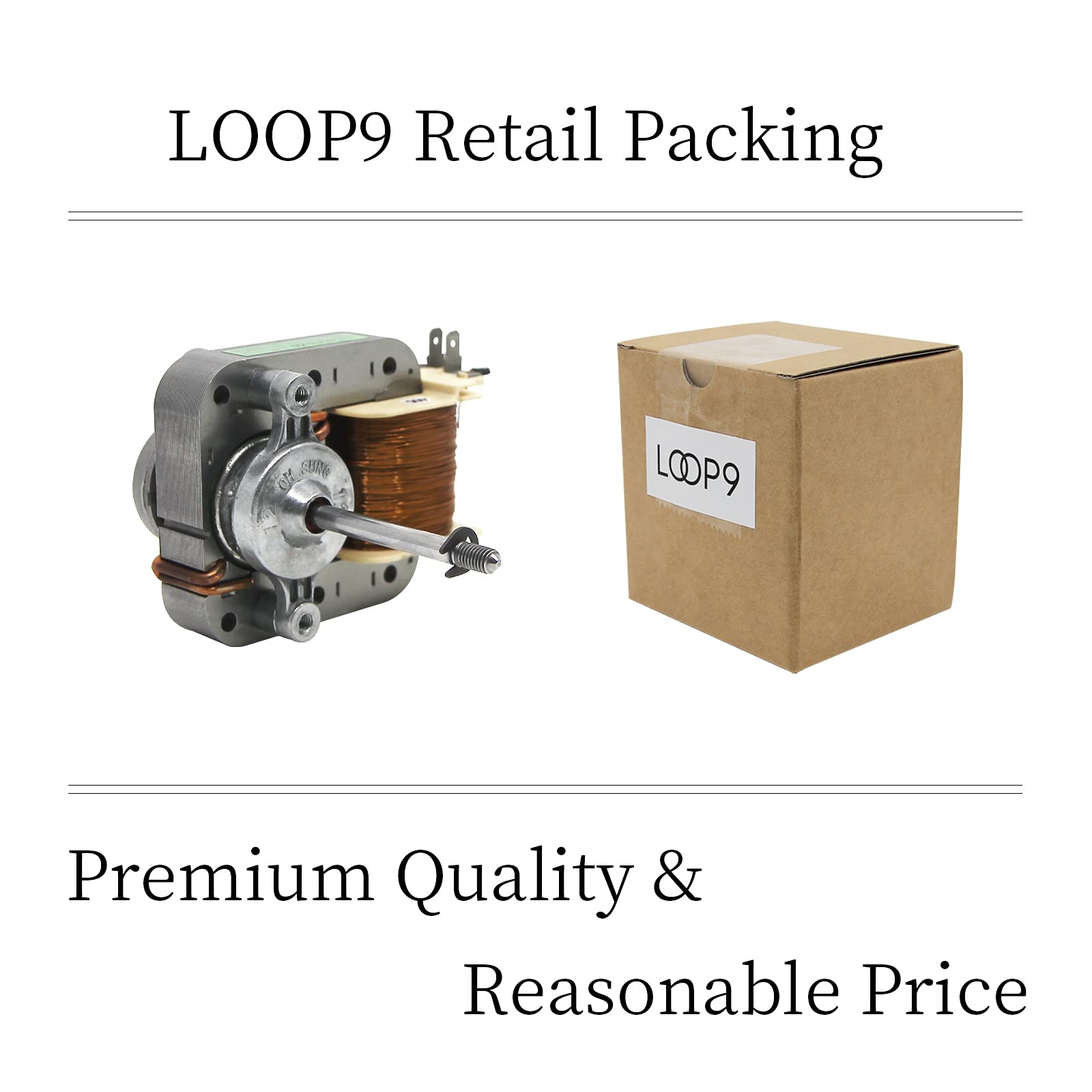 LG Range Convection Oven AC Fan Blower Motor Replacement Part - Compatible with EAU61865301 & EAU60722701 Models - Perfect for Kitchen Appliance Repair and Maintenance