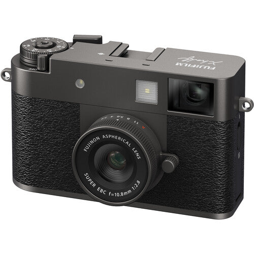FUJIFILM X Half Frame Digital Camera - Charcoal Silver Retro Film Style | Perfect for Travel Photography & Street Shooting