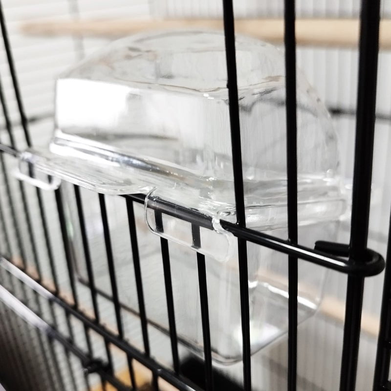 DAYANG 614 Large Black Bird Cage 47x36x92cm - Spacious Aviary for Parrots, Cockatiels & Finches - Perfect for Home, Garden or Pet Store Display