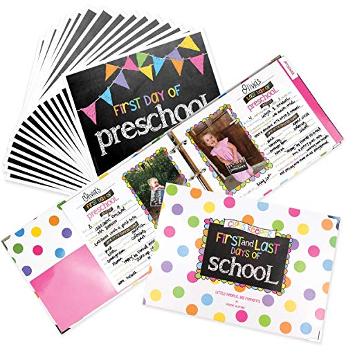 Set: Pastel Dots Class Keeper + Pennant Flags Signs