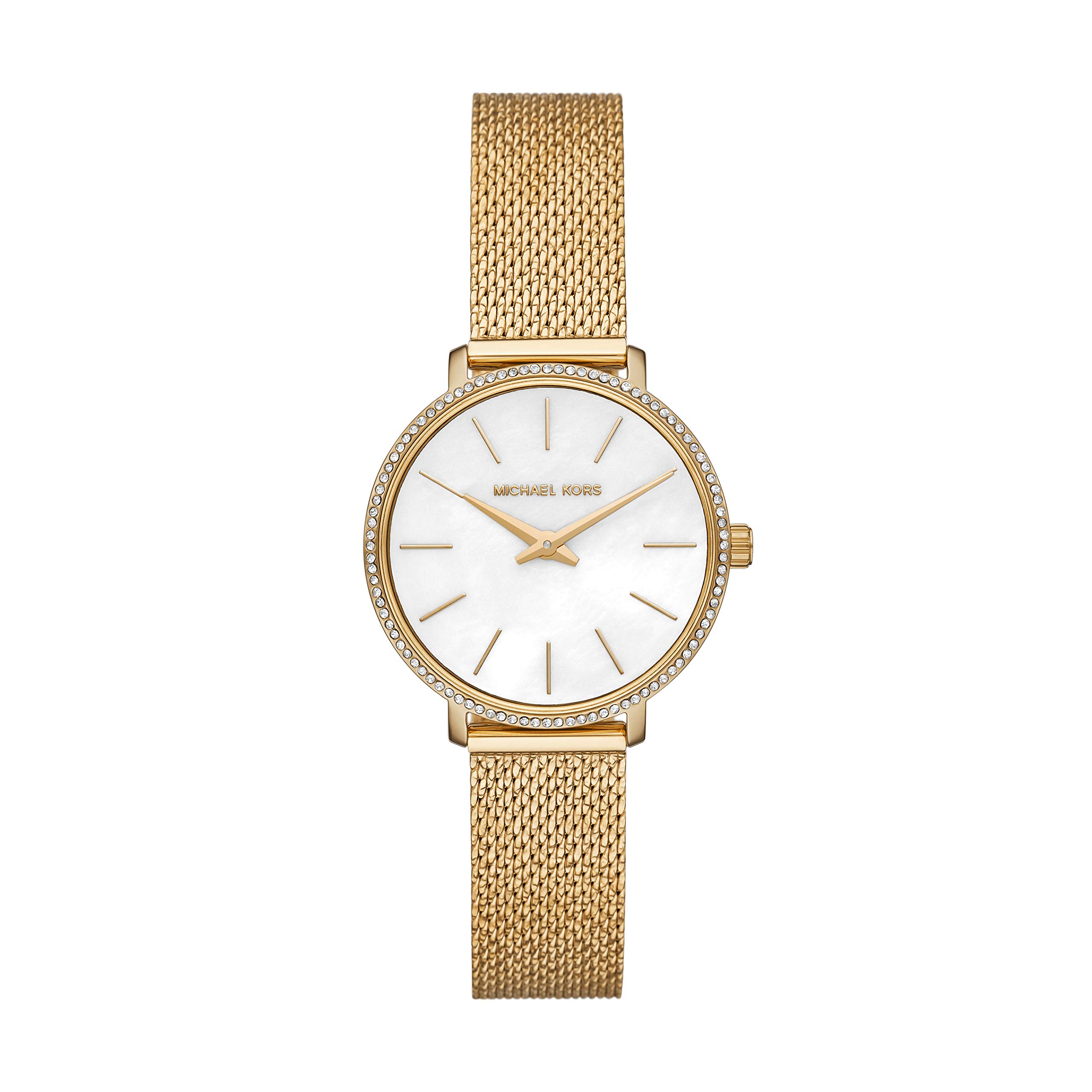 Michael Kors Women's Mini Pyper Two-Tone Stainless Steel Watch - Stylish & Elegant Timepiece for Everyday Wear, Office & Special Occasions