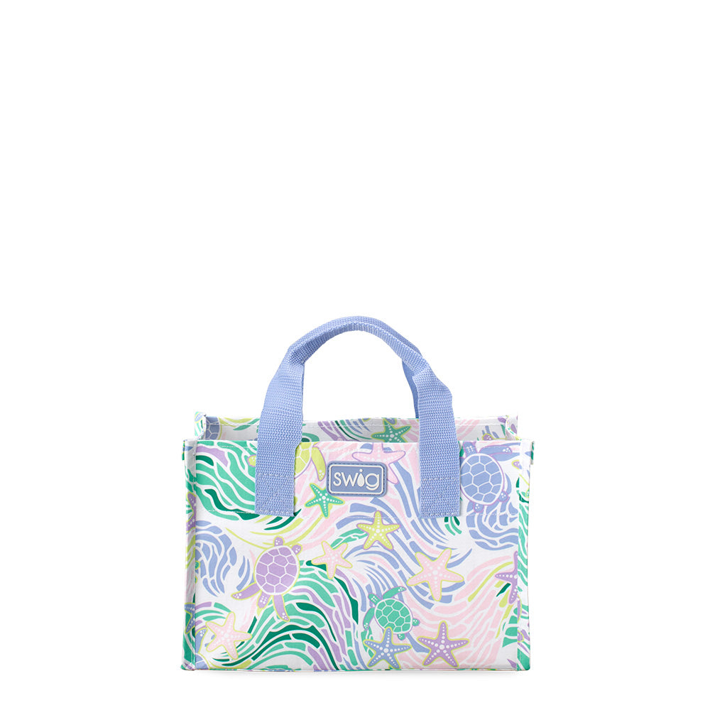 Eco-Friendly Sea Swirl Reusable Gift Bags Small - Perfect for Birthday Presents, Wedding Favors & Holiday Gifting
