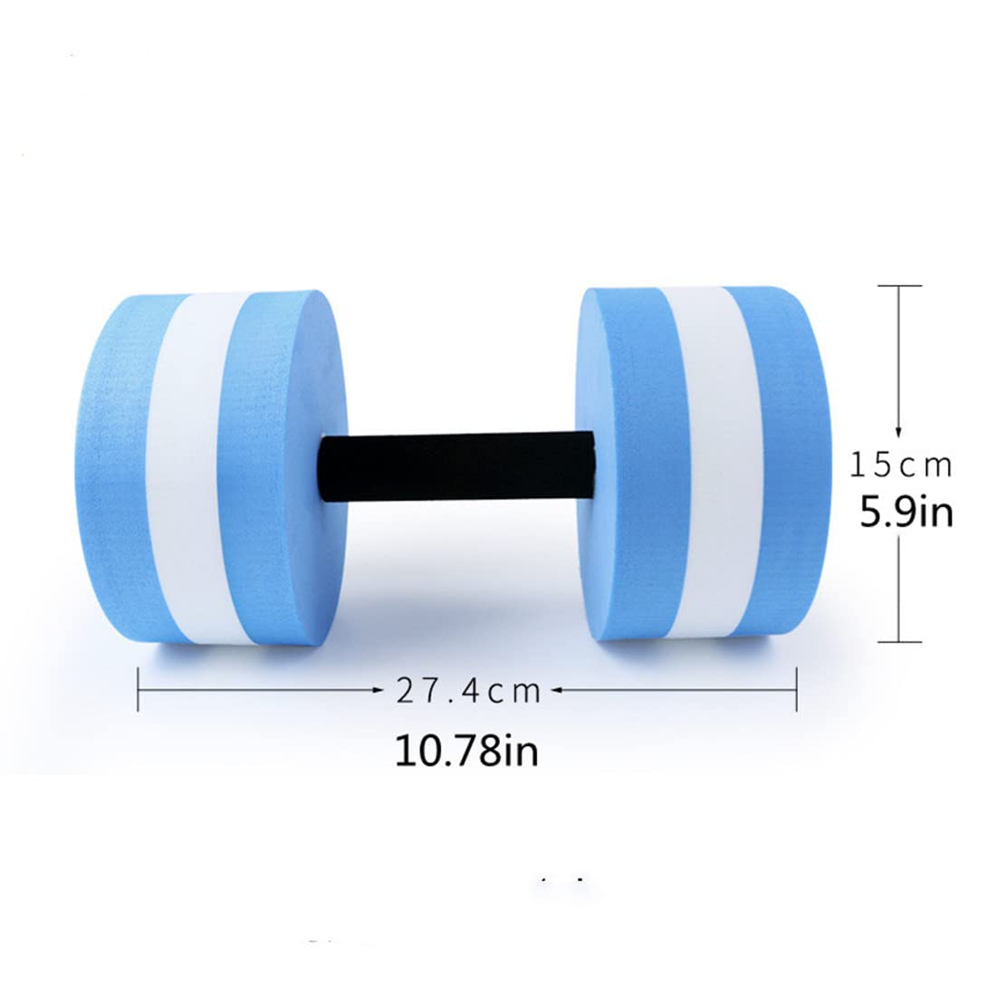 Floating Dumbbells for Water Aerobics - Set of 2 (Pink, Red, Blue, Green) - Perfect for Pool Fitness, Swimming, and Aqua Workouts