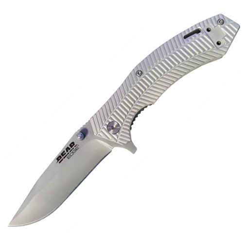 Bear Edge 61109 Folding Knife - USA Made High-Quality Pocket Knife for Camping, Hiking & Outdoor Adventures